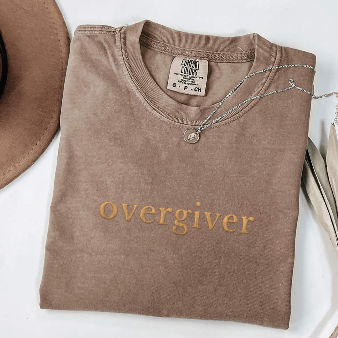 Overgiver Embroidered Tee