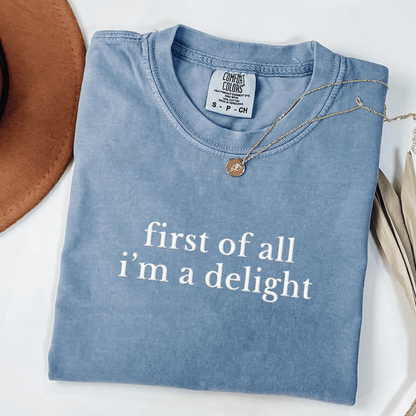 First of All Embroidered Tee