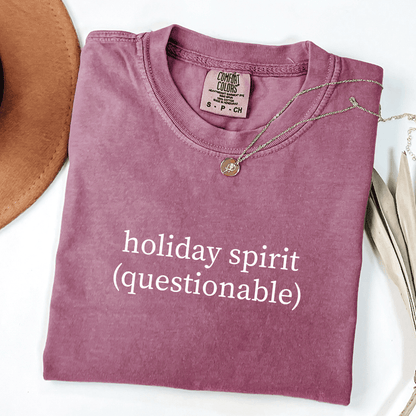 Holiday Spirit (Questionable) T-shirt