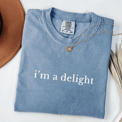 I'm A Delight Embroidered Tee