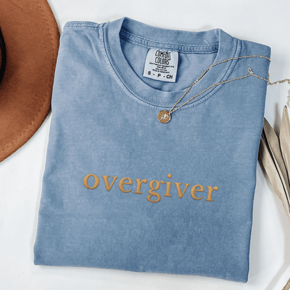 Overgiver Embroidered Tee