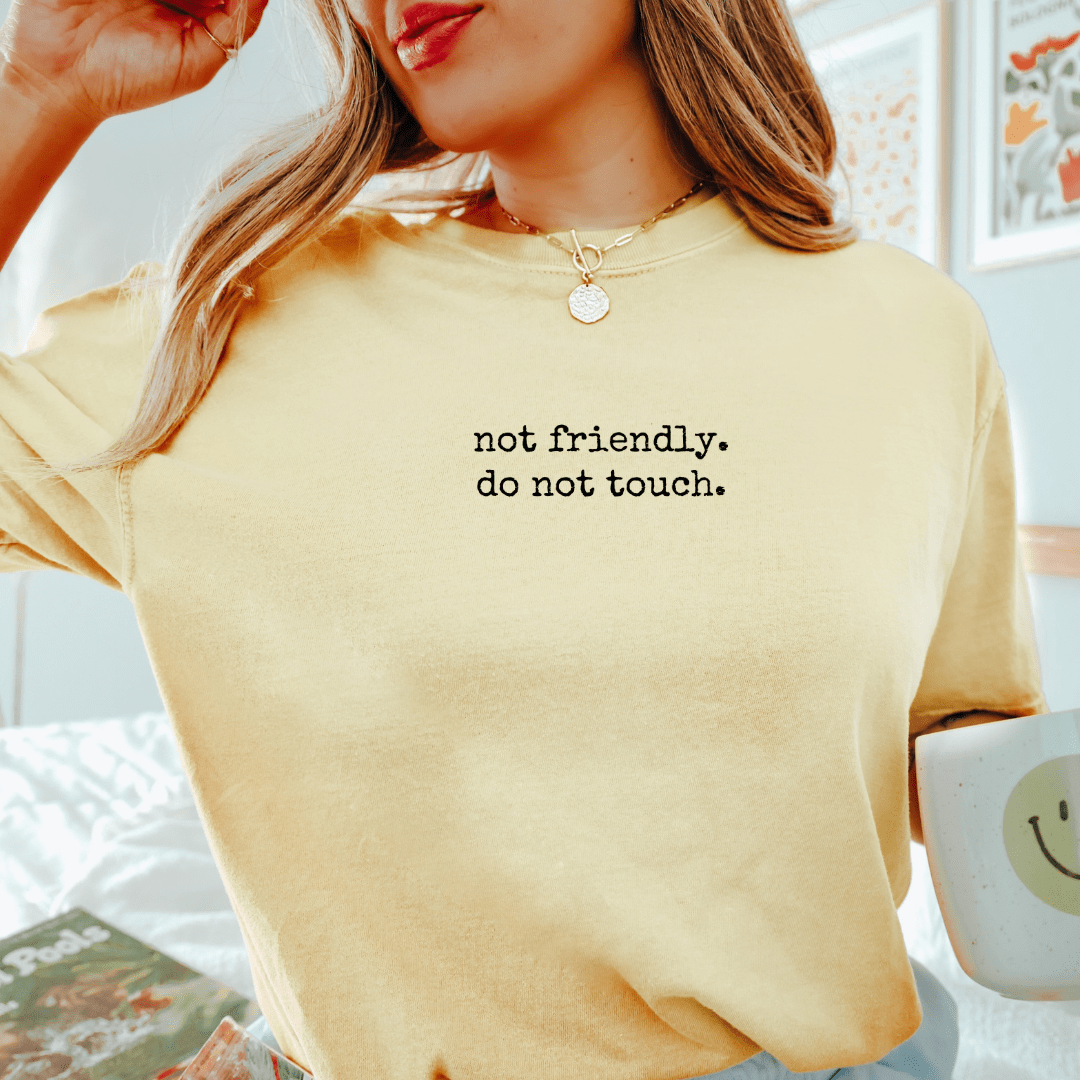 Not Friendly. Do Not Touch. T-shirt
