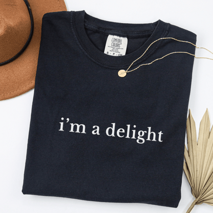 I'm A Delight Embroidered Tee