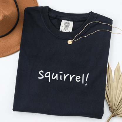 Squirrel! Embroidered Tee
