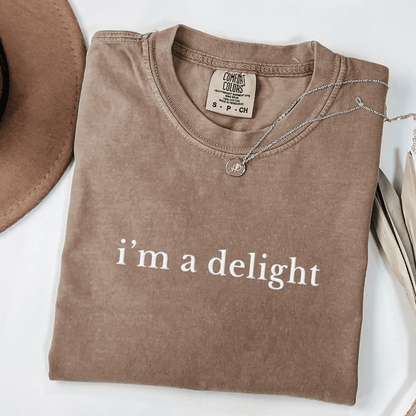 I'm A Delight Embroidered Tee