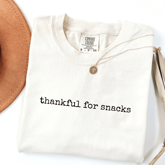 Thankful For Snacks T-shirt